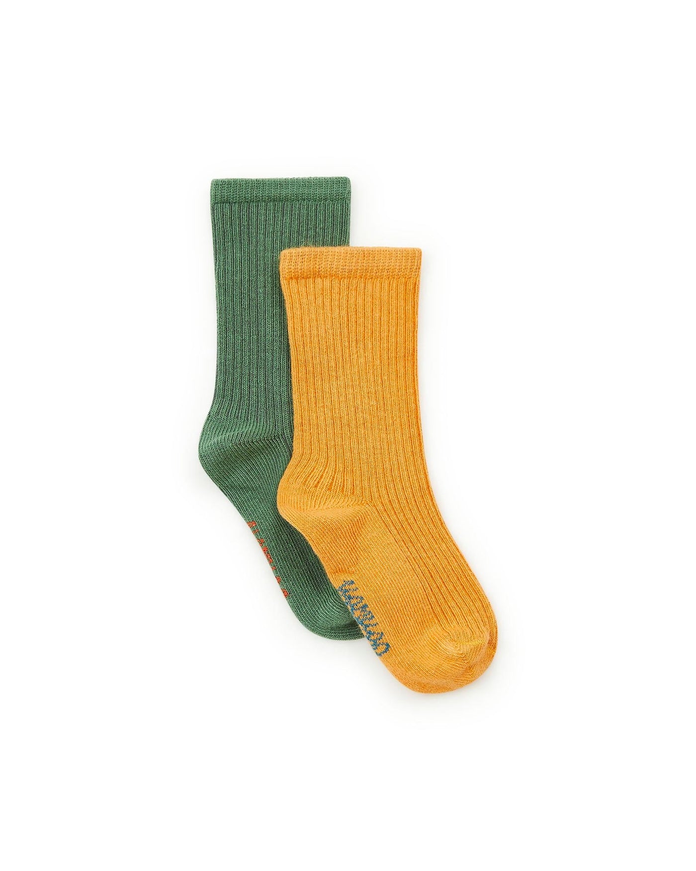 Bonton Unisex Ribbed Socks in Mellow Yellow