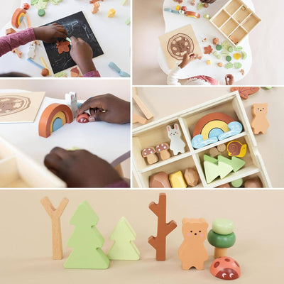 Wooden Forest Toy Set