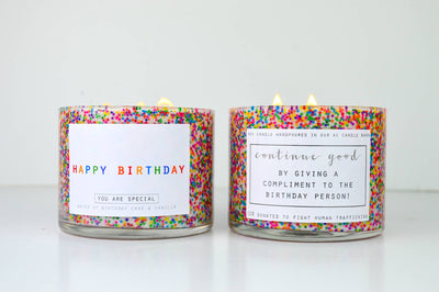 3 Wick Happy Birthday Soy Candle