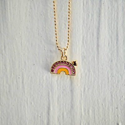 Rainbow Sherbert Necklace