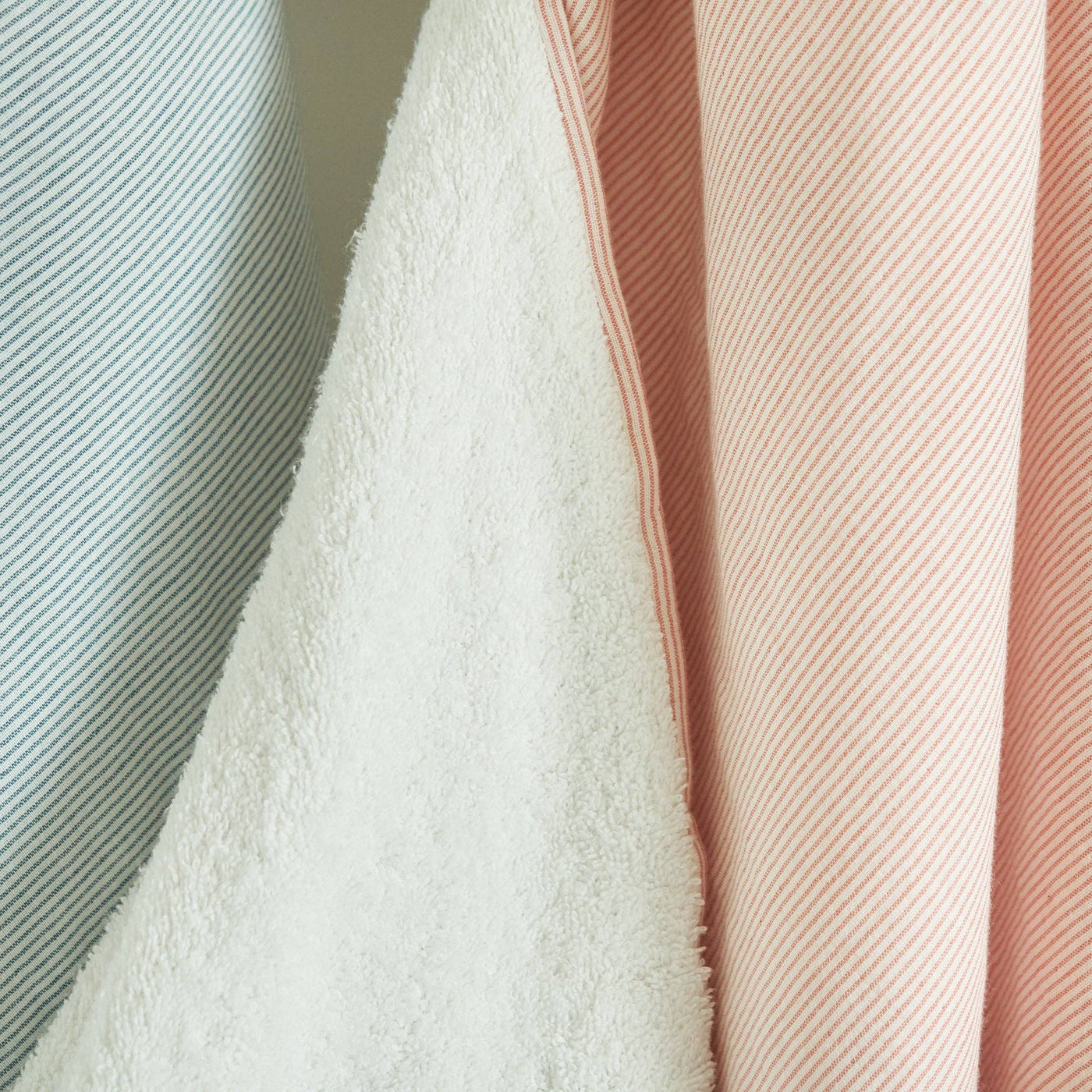 Striped Hooded Towel | Apricot