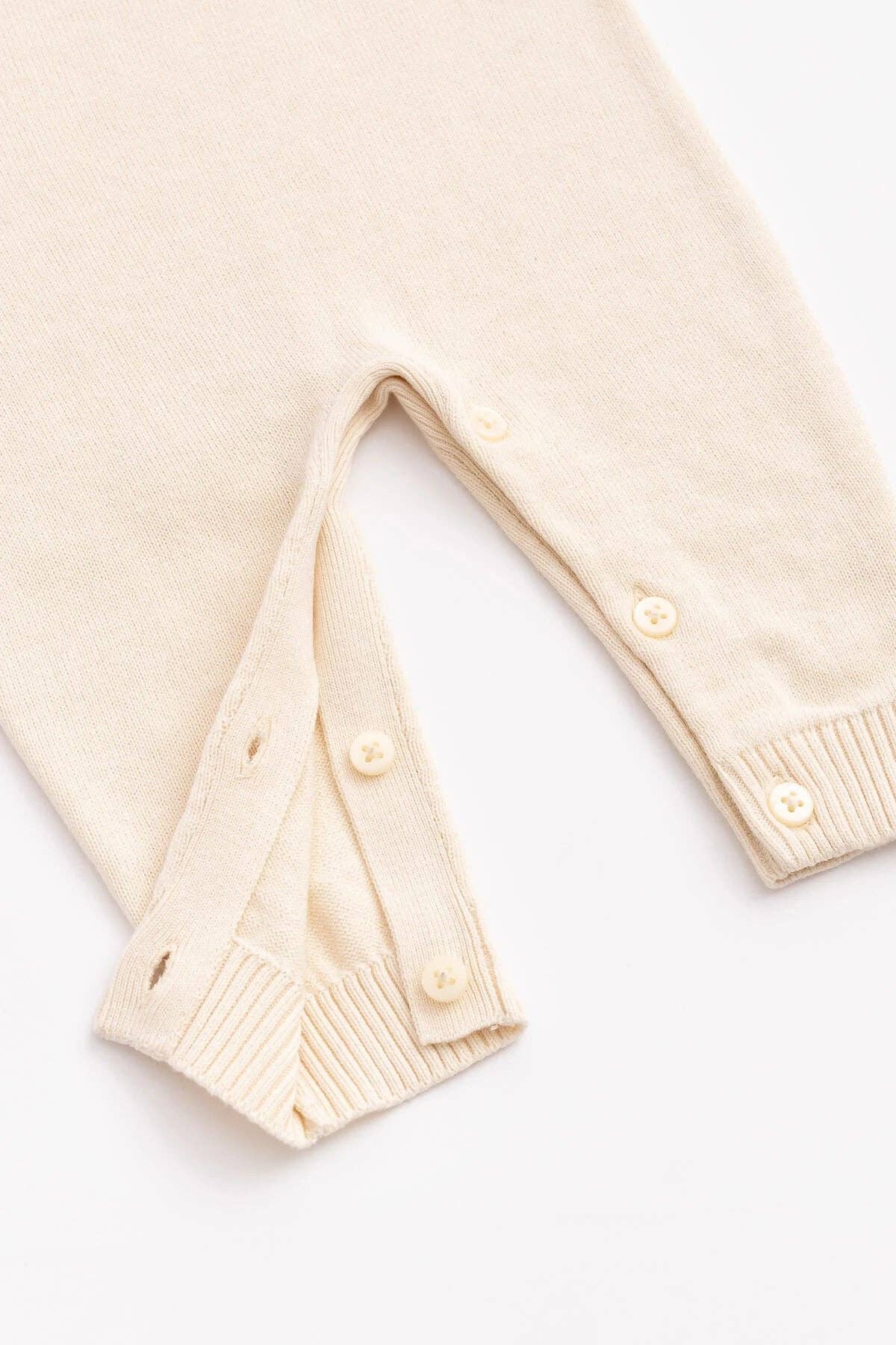 Lightweight Cream Sweater Romper