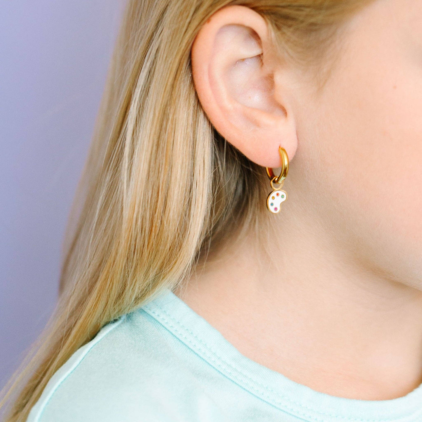 Paint Pallet & Brush Charms