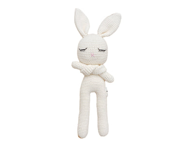 Sleepy Bunny Doll | White or Gray