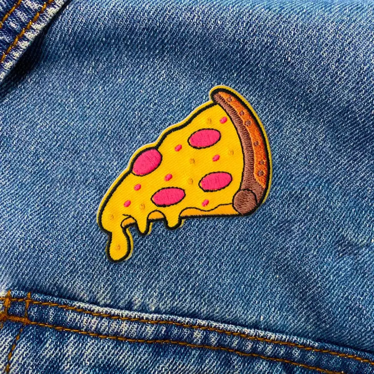 Cheesy Pizza Iron On Patch