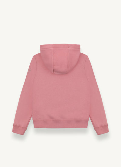 Rose Hooded Sweatshirt with Glitter Logo
