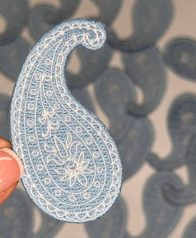 Paisley Patch | Light Blue