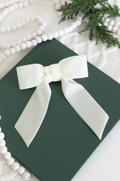 Velvet Hair Barrette | Delora Bow