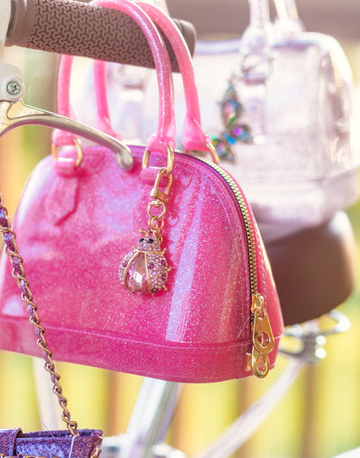 Cate in Hot Pink Sparkle: Charming Addition