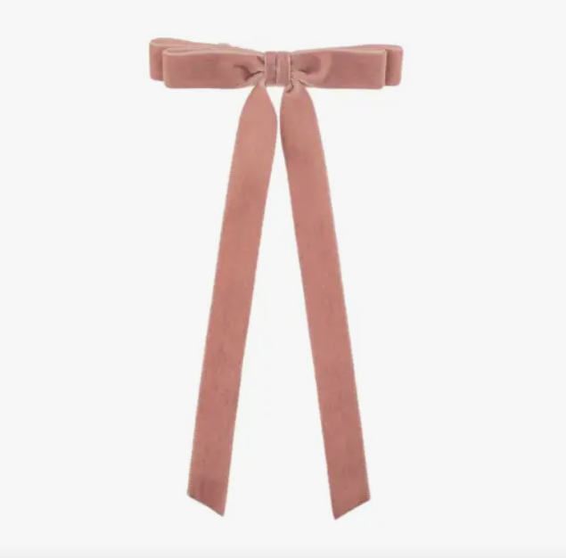 Long Velvet Hair Barrette | Alice Bow - Long Length