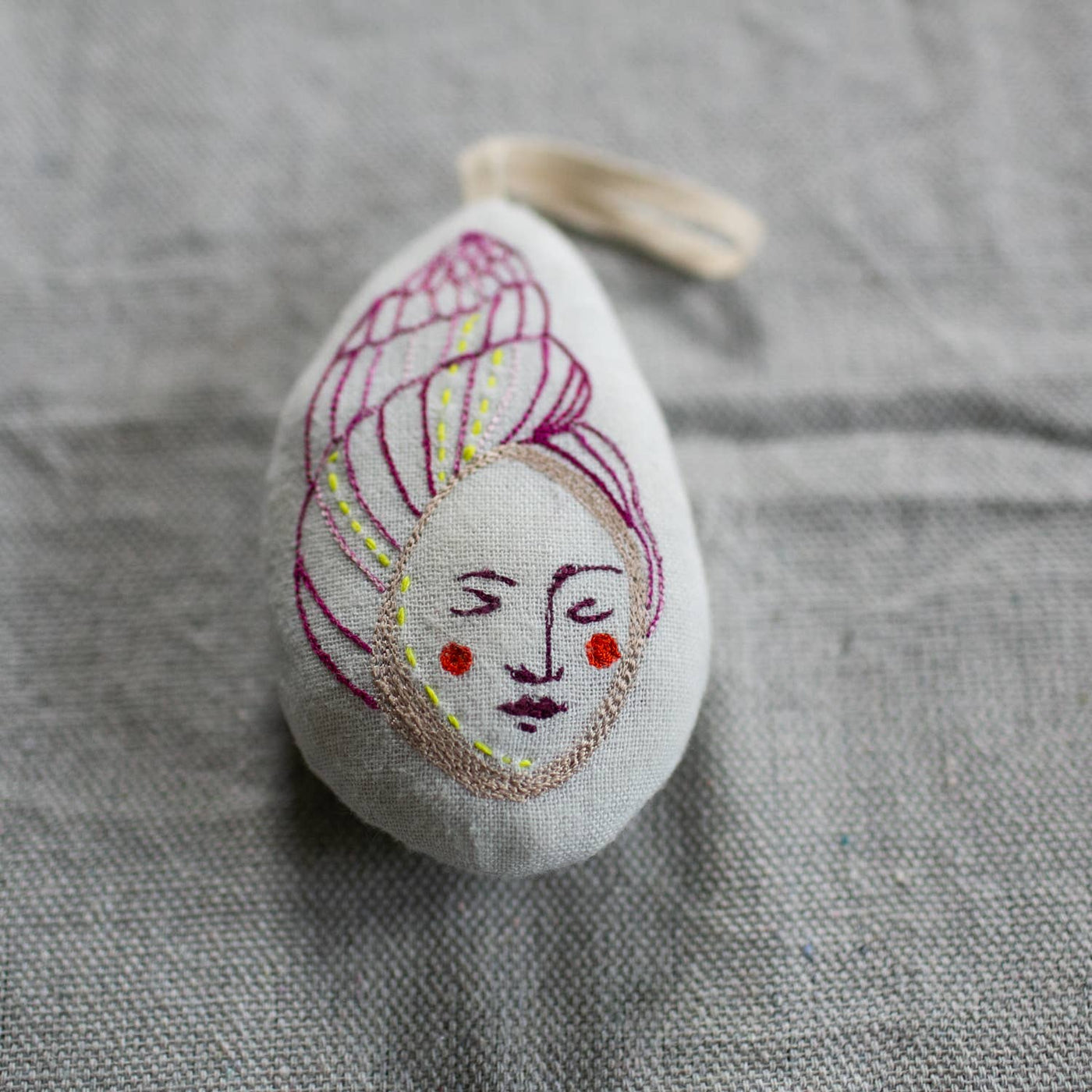 Shell Lady Lavender Filled Ornament