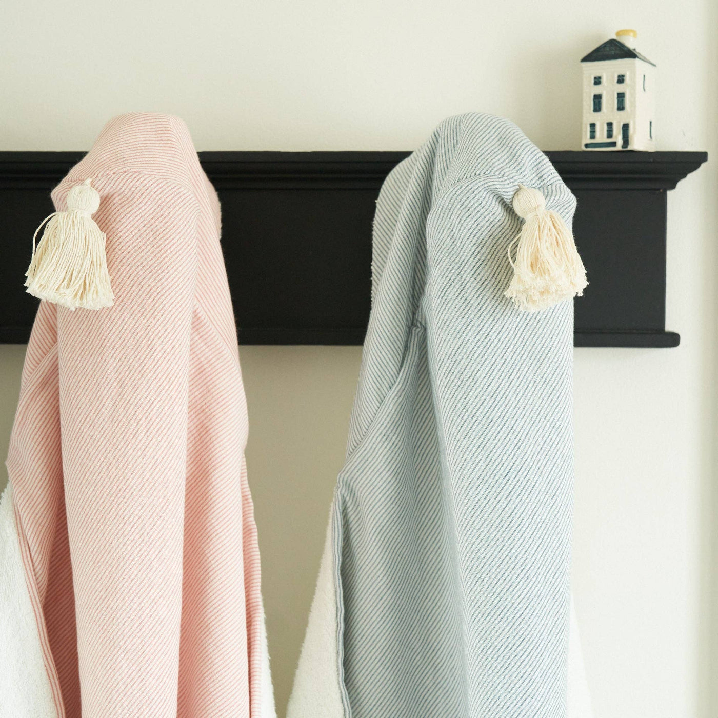 Striped Hooded Towel | Apricot