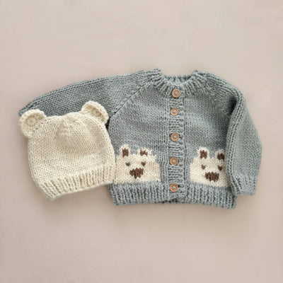 Bear Hat, Cream Baby Shower Kid Accessories Fall Winter Gift
