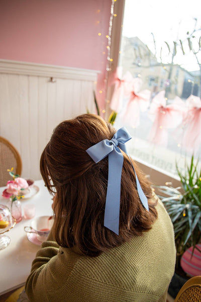 Medium Petersham Grosgrain Hair Barrette | Florence Bow