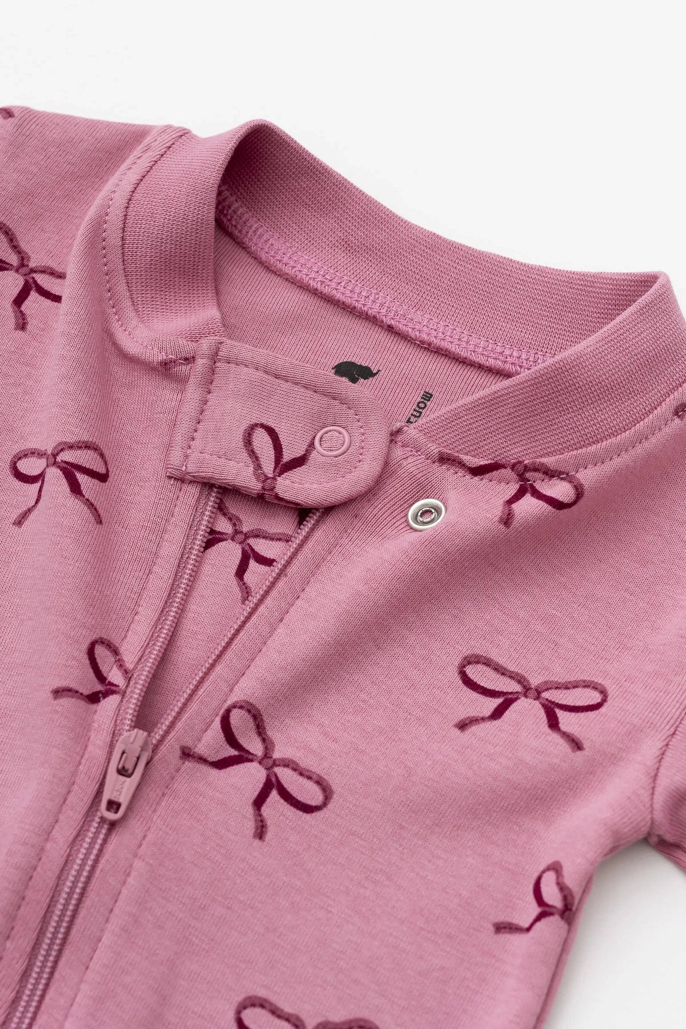 Pink Ribbons Baby Pajamas