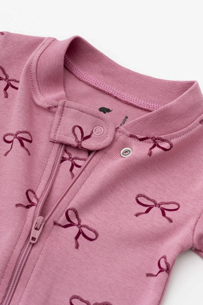 Pink Ribbons Baby Pajamas