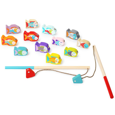 Wooden Toy Fishing Game