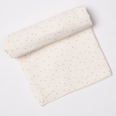 Swaddle | Apricot Dots