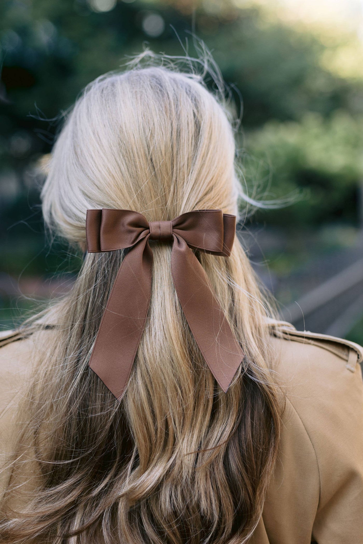 Matte Satin Hair Barrette | Stella Bow