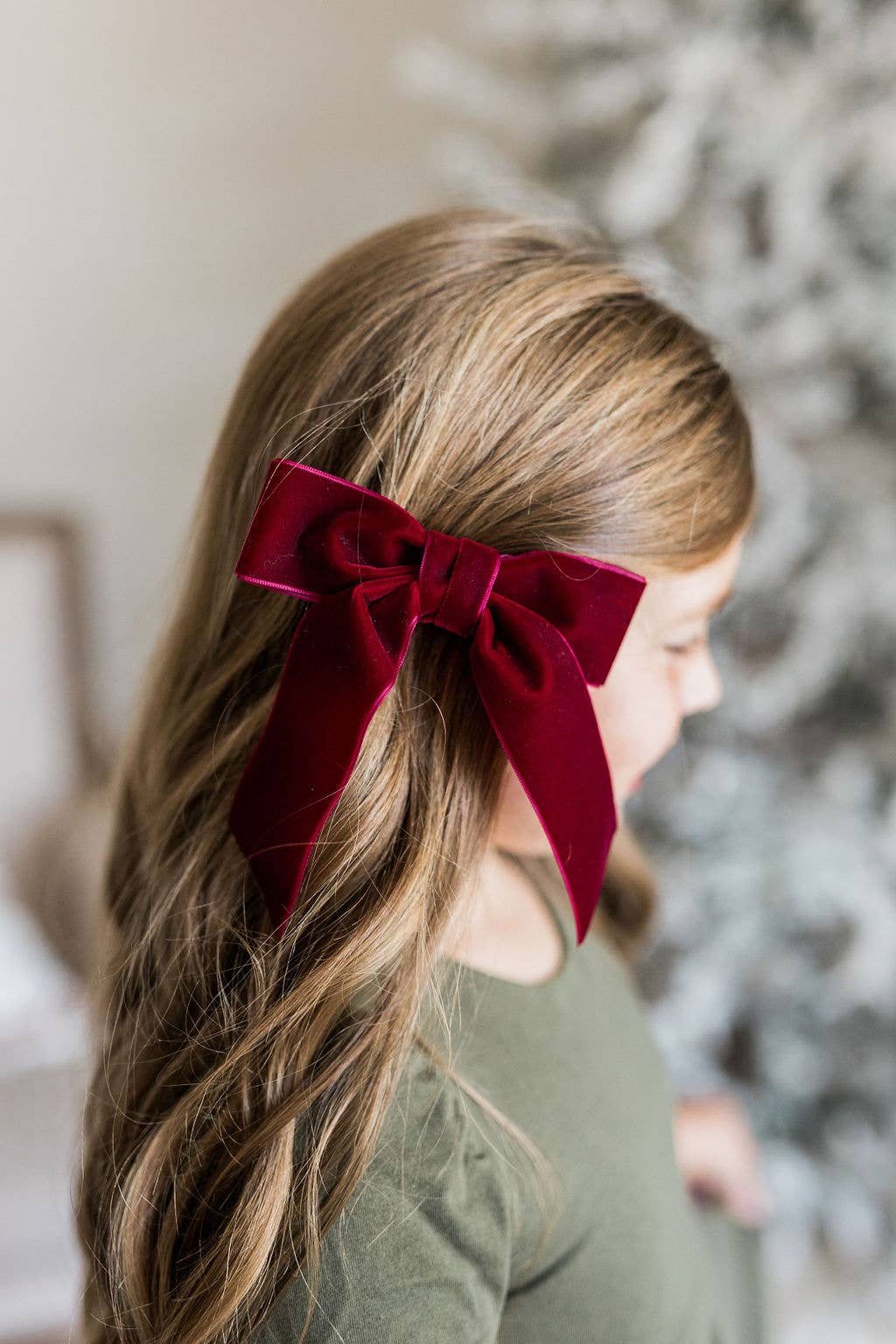 Velvet Hair Barrette | Delora Bow