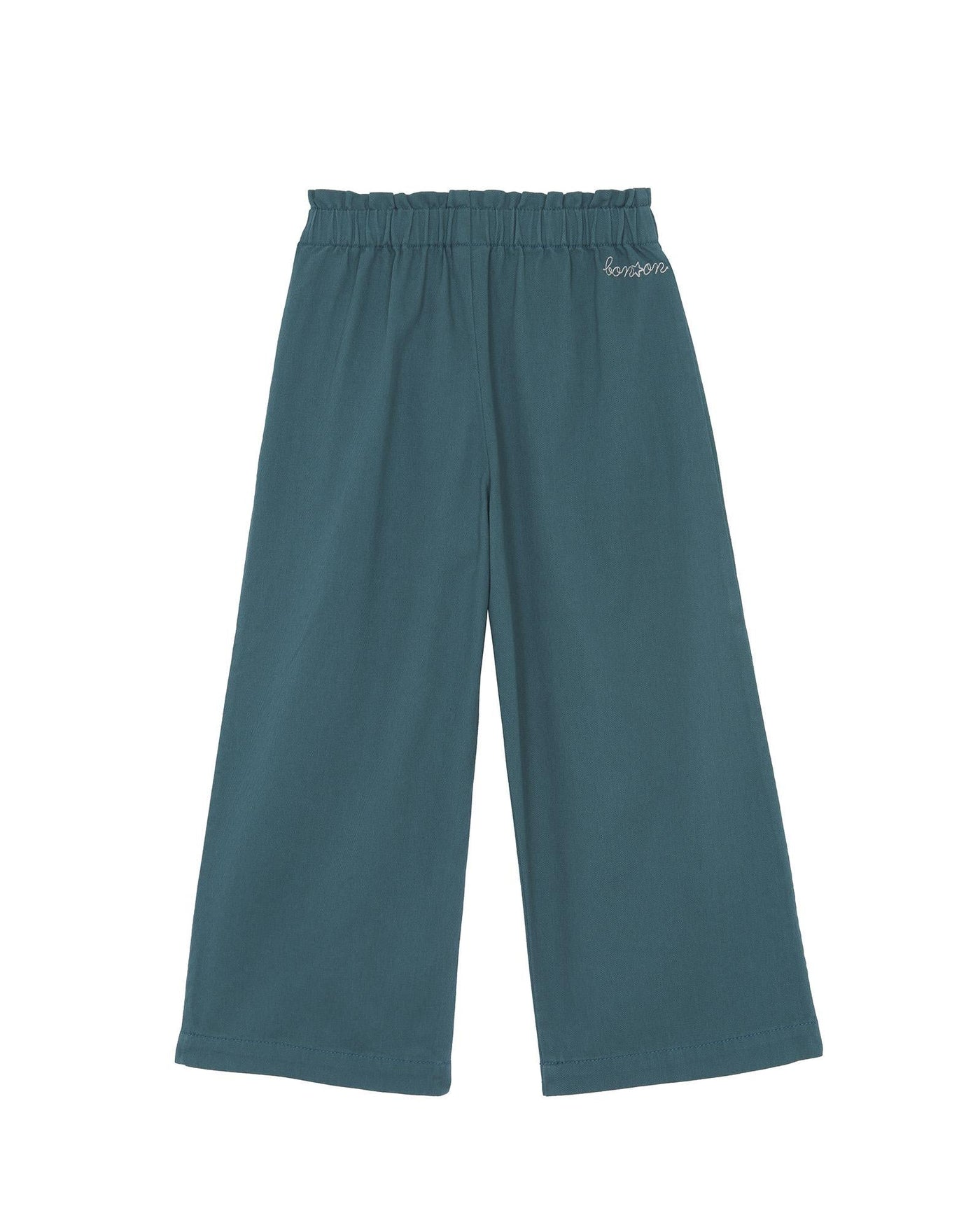 Eve Brushed Twill Pant in River Green