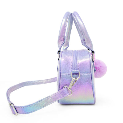 Girl's Game Day Glam Clear Crossbody Bag | Purple or Hot Pink