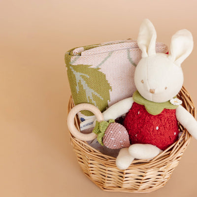 Plush Strawberry Bunny Doll