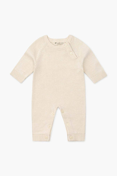 Lightweight Cream Sweater Romper