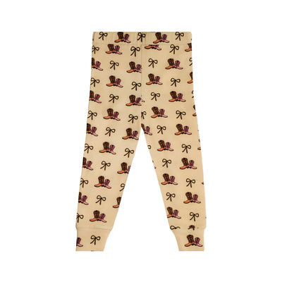 Cowboy Boots Sweater and Leggings Set