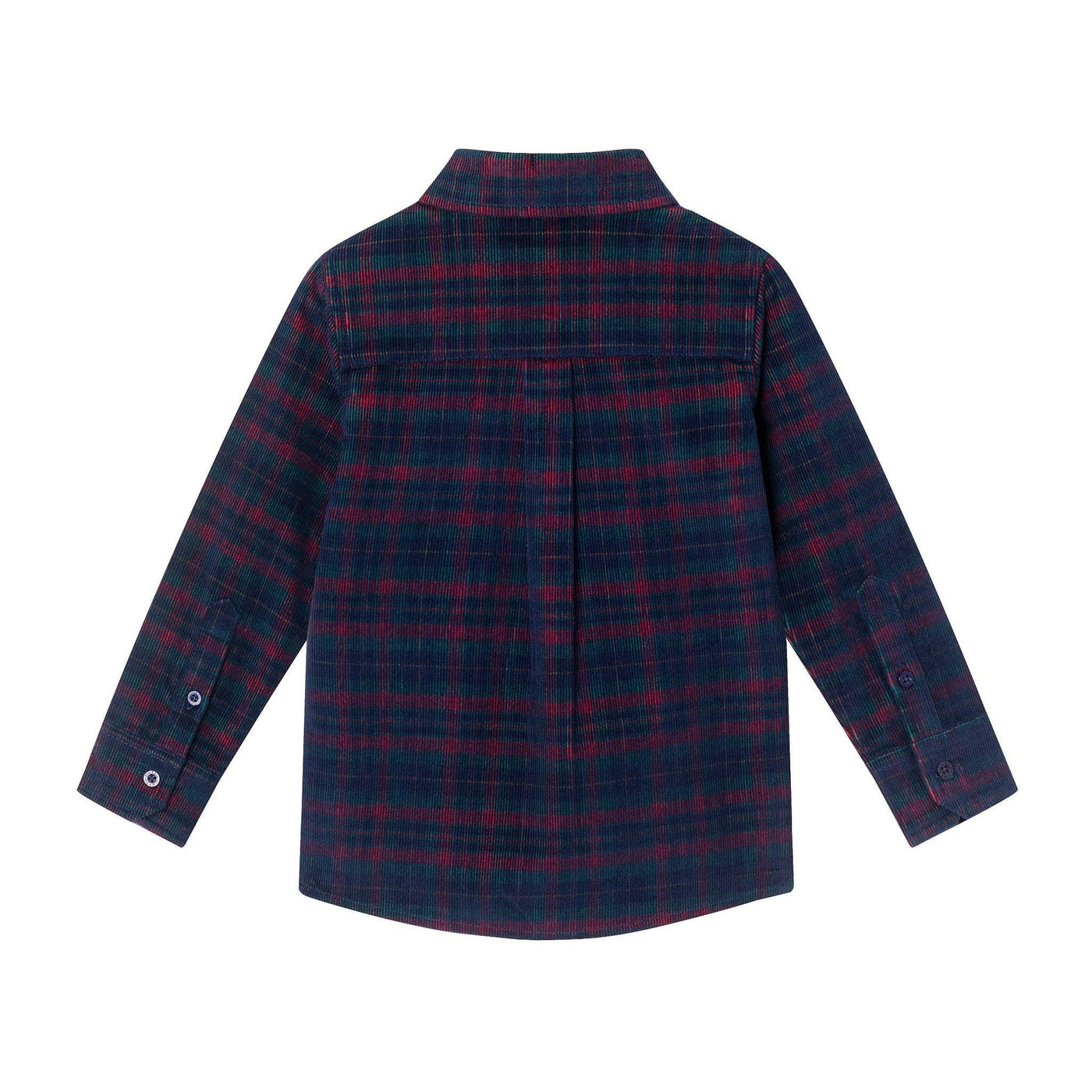 Cord Buttondown | Red Plaid