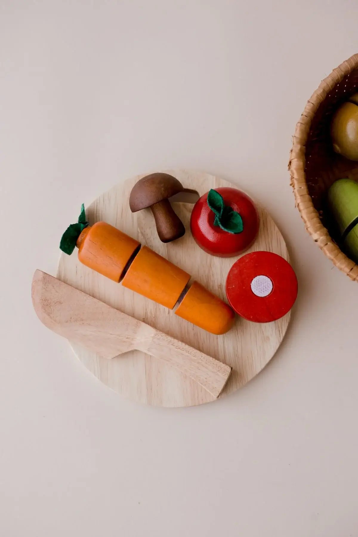 Coloured Fruit Basket