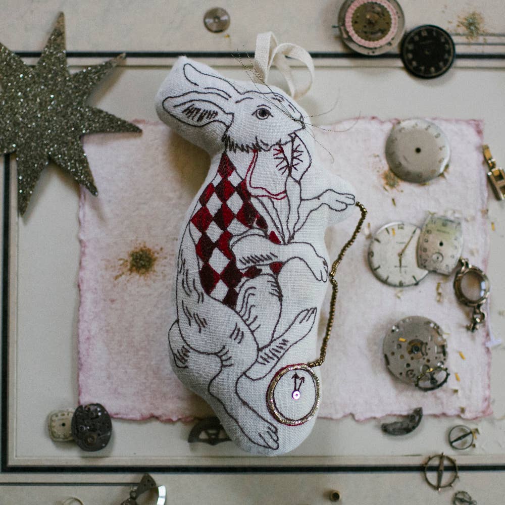 Handsome Hare Rabbit Ornament