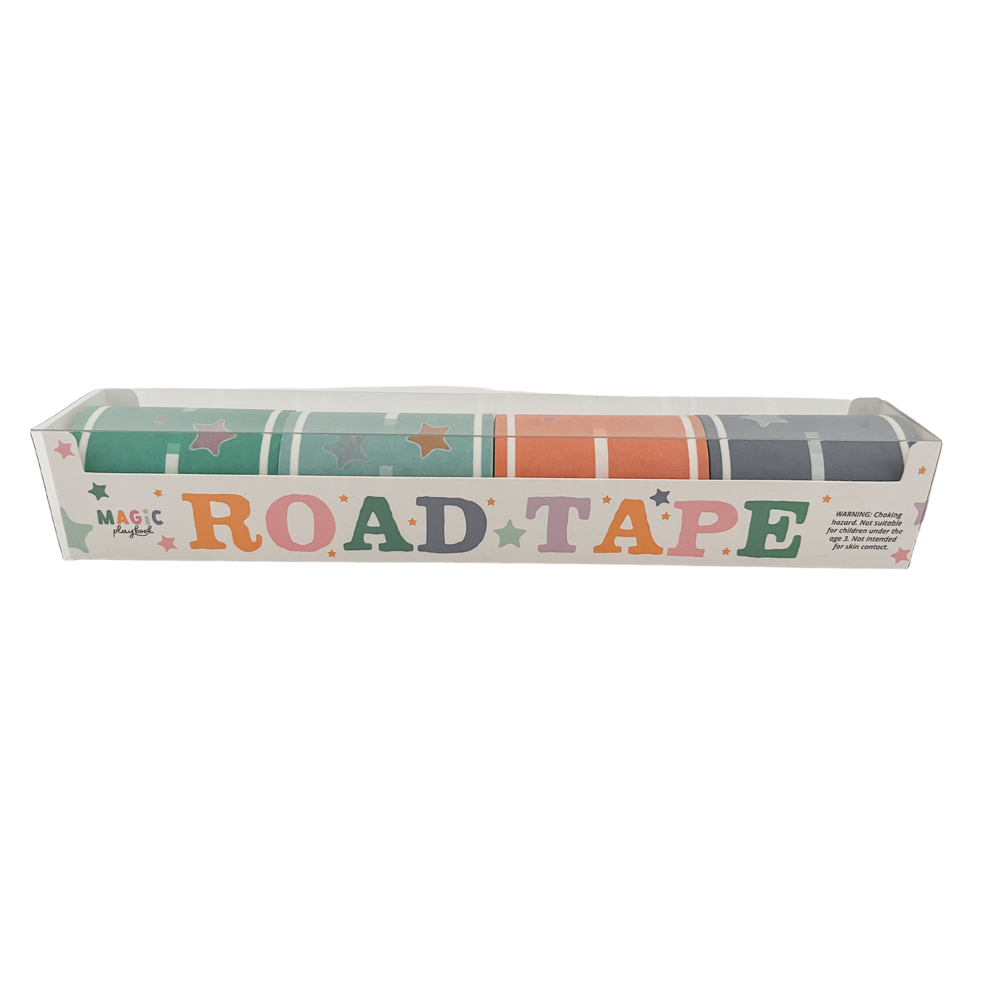 Colorful Play Road Tape | Set of 4