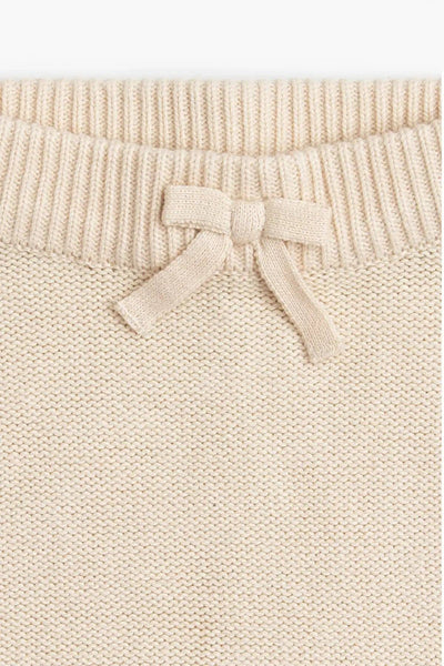 Cream Knit Baby Set