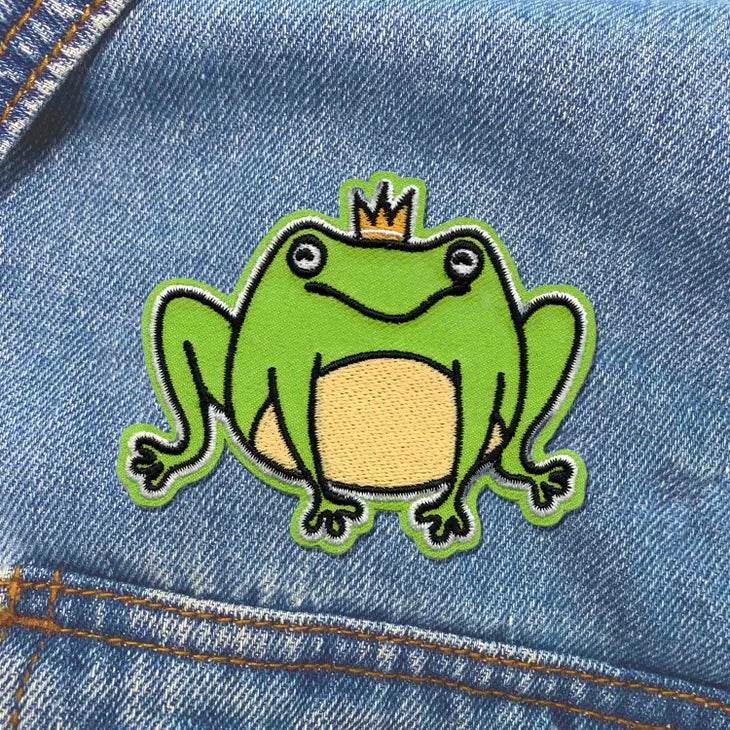 Frog King Patch
