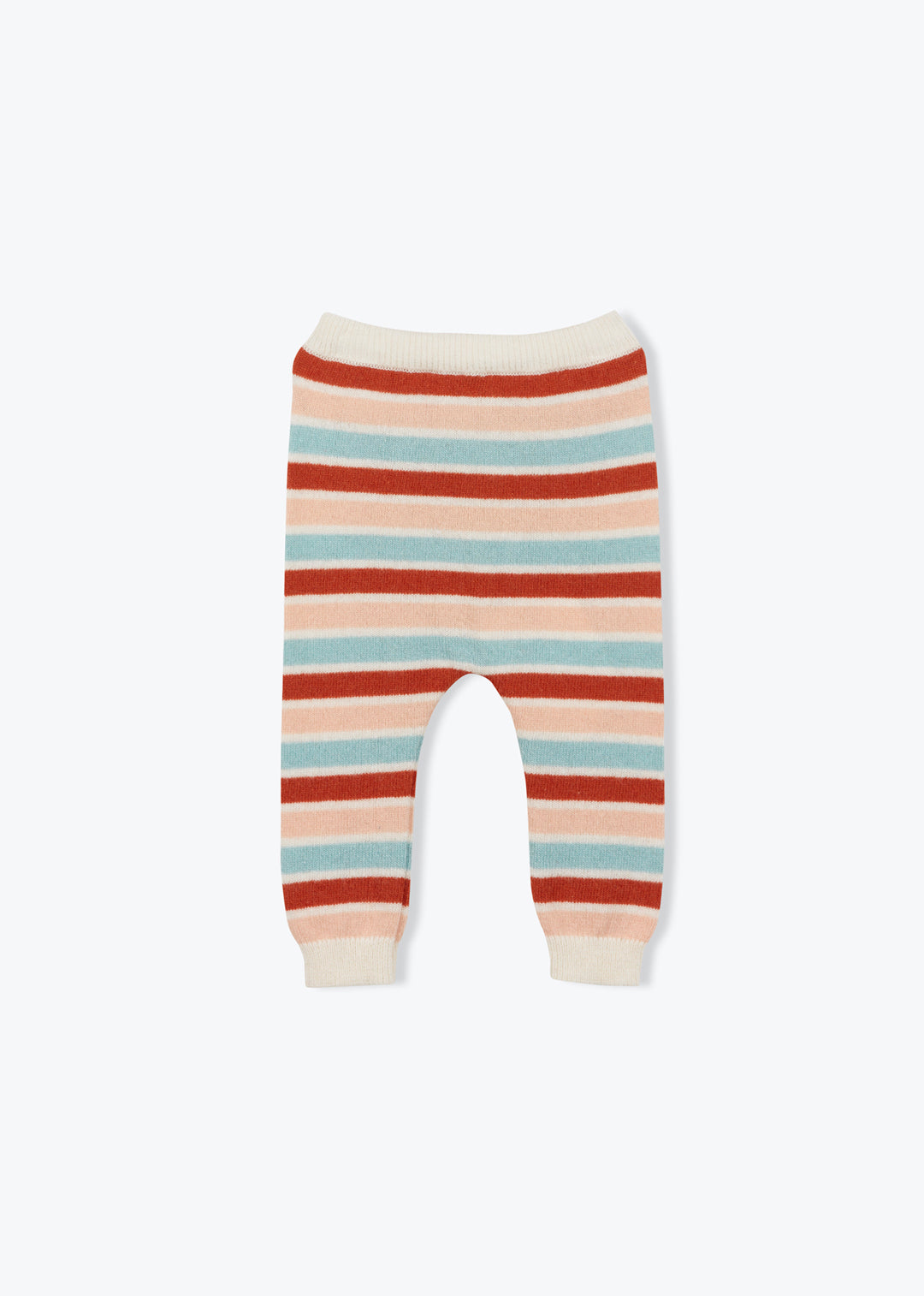 Tricolor Striped Baby Leggings
