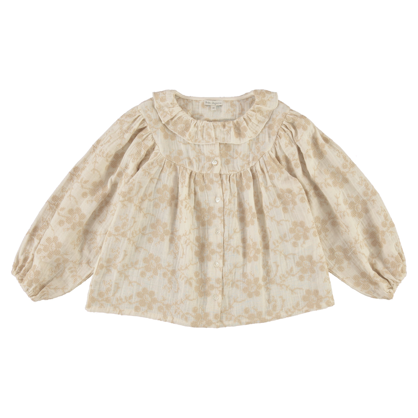 Isabella Blouse | Natural Embroidery