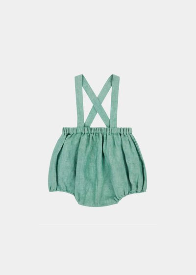 Musa Baby Romper in Light Turquoise