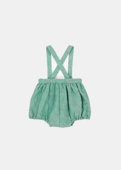 Musa Baby Romper in Light Turquoise