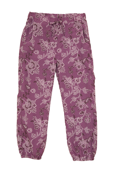 Meknes Paisley Pants | Burgundy