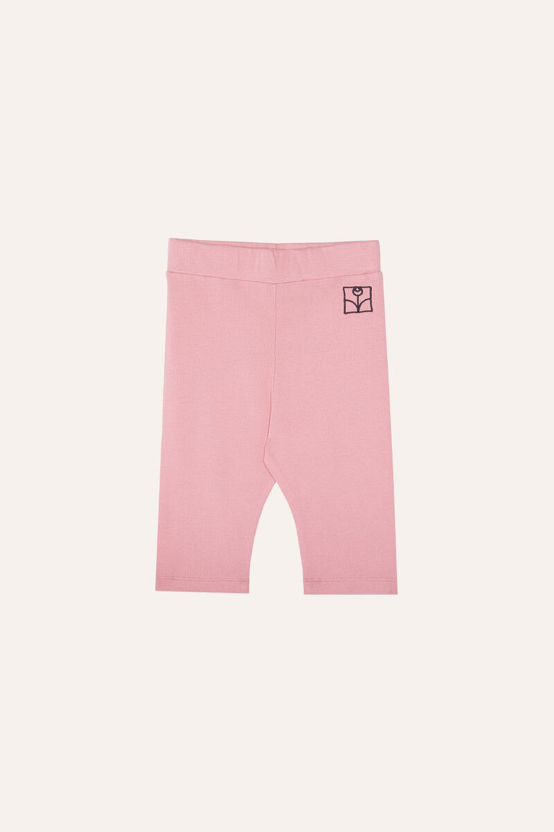 Pink Kids Short Leggings