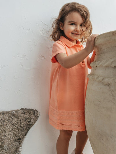 Polo Dress | White (model shown in coral)