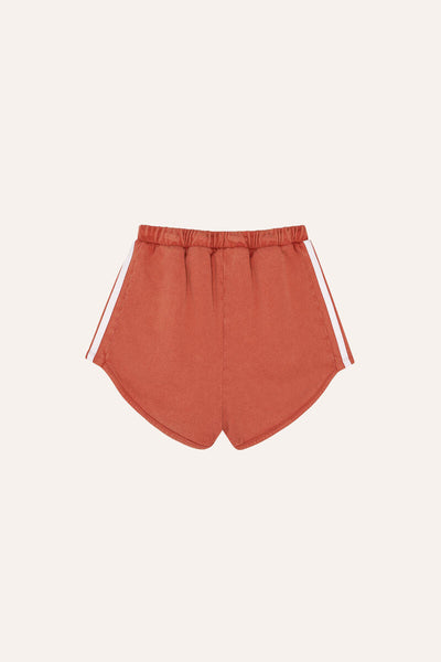 Red Sporty Kids Shorts