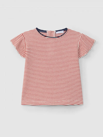 Striped Blouse | Red