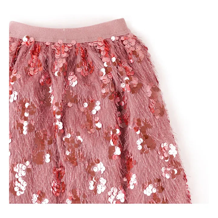 Feather Long Skirt