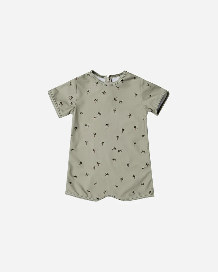 Shorty One-Piece || Palm Trees