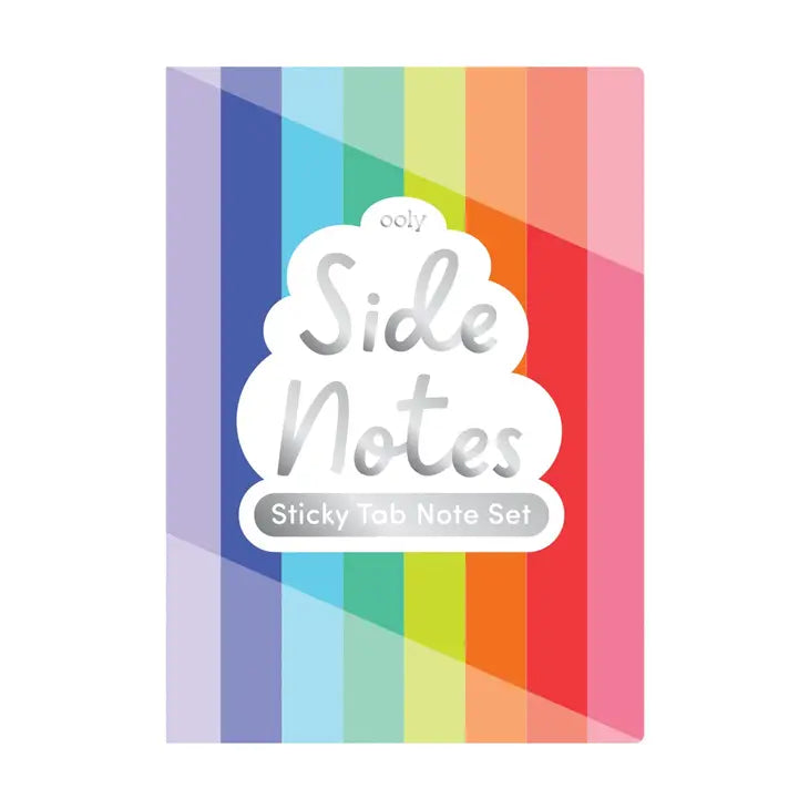 Side Notes Sticky Tab Note Pad in Color Write