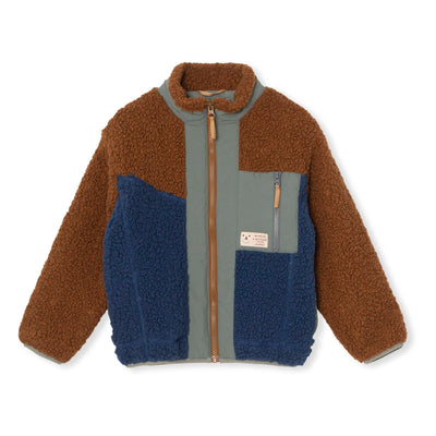 Teddy Jacket in Blue Coral
