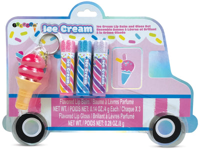 Yummy Ice Cream Truck Lip Balm / Gloss Set