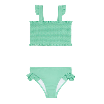 Girls Abaco Smocked Bikini